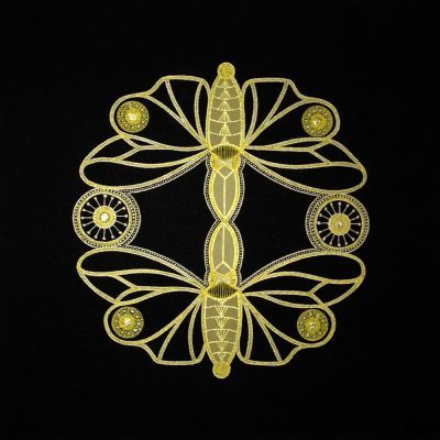 Double Moth Mandala #1
